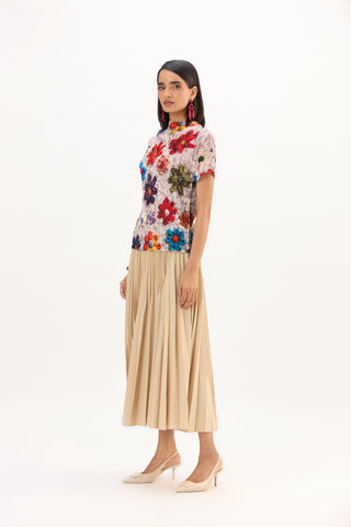Flora Top - Beige