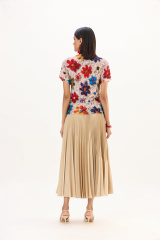 Flora Top - Beige