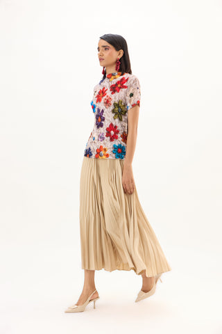 Flora Top - Beige