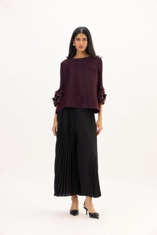 Trudy Top - Dark Wine