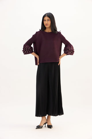 Trudy Top - Dark Wine