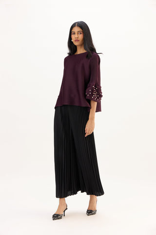 Trudy Top - Dark Wine