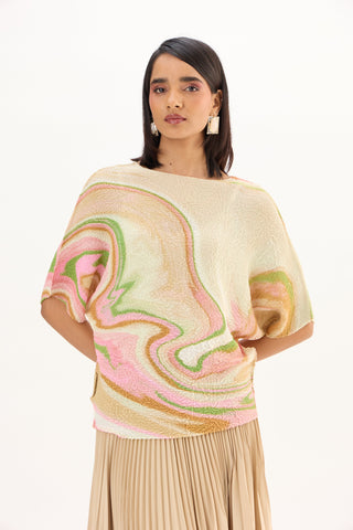 Ella Top - Marbled