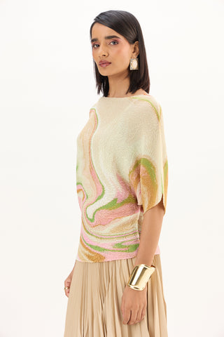 Ella Top - Marbled