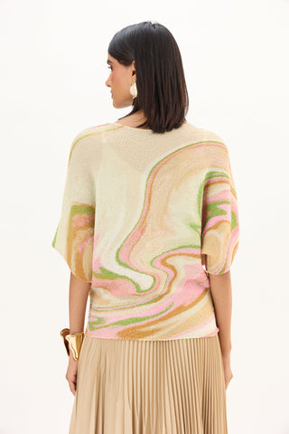 Ella Top - Marbled