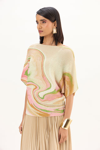 Ella Top - Marbled