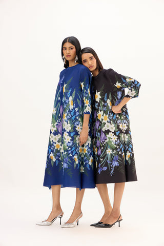 Azalea Dress - Deep Blue