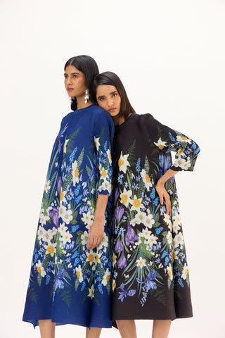 Azalea Dress - Deep Blue