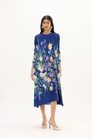 Azalea Dress - Deep Blue