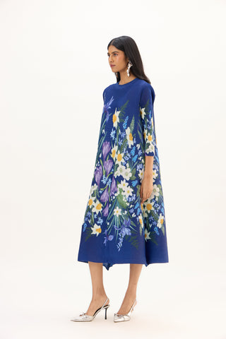 Azalea Dress - Deep Blue