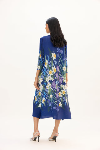 Azalea Dress - Deep Blue