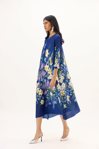 Azalea Dress - Deep Blue