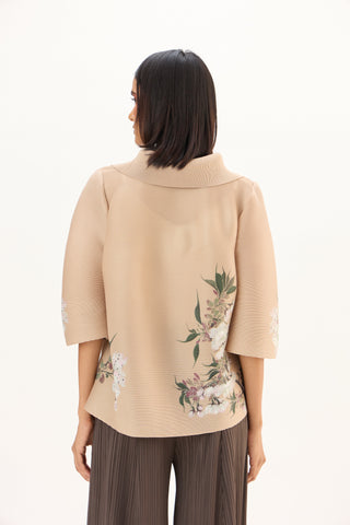 Maise Floral Shirt - Beige
