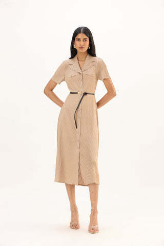 Aurora Dress - Taupe
