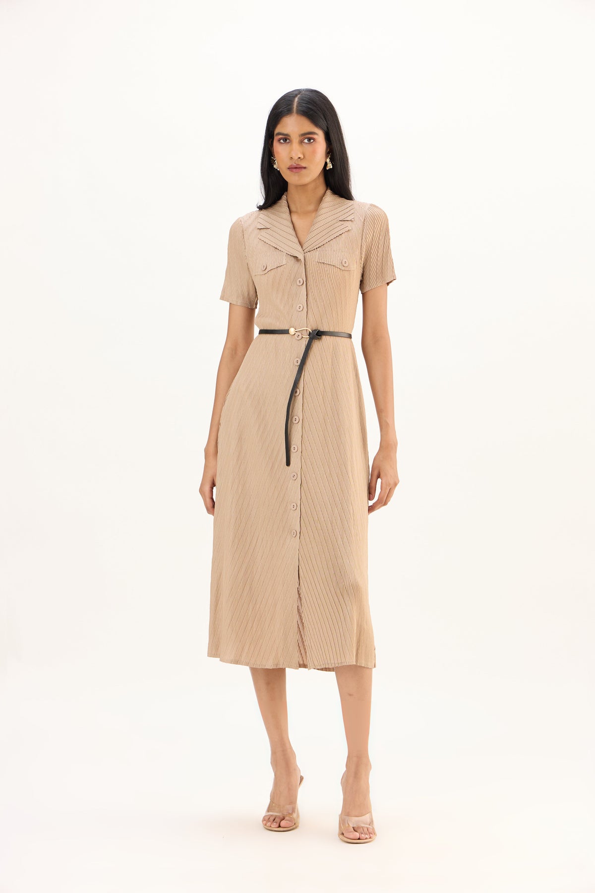 Aurora Dress - Taupe