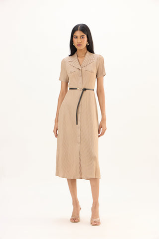 Aurora Dress - Taupe
