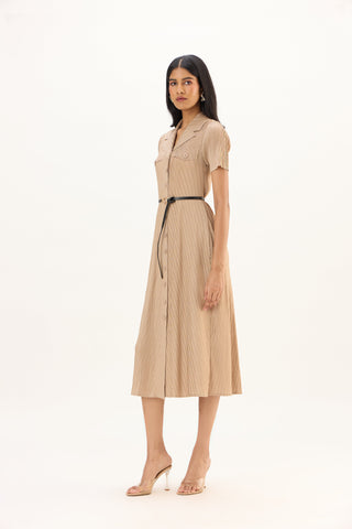 Aurora Dress - Taupe