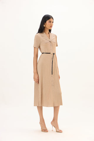 Aurora Dress - Taupe