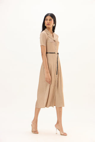 Aurora Dress - Taupe
