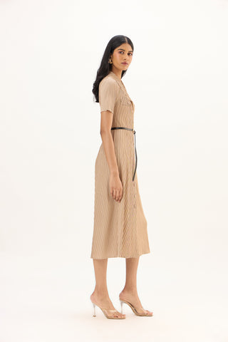 Aurora Dress - Taupe