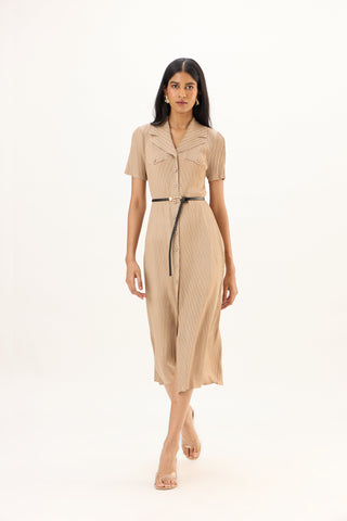 Aurora Dress - Taupe