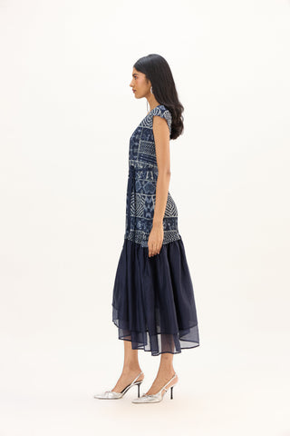 Valera Dress - Navy