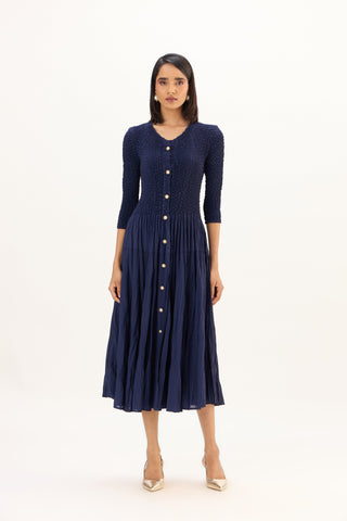 Iris Dress - Navy