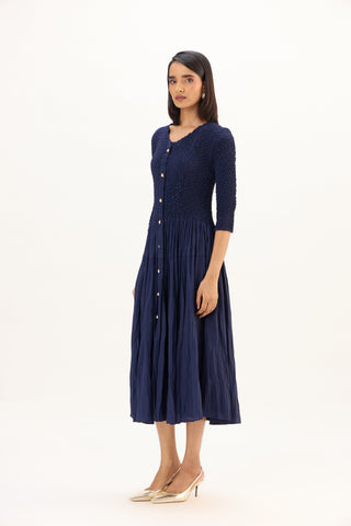 Iris Dress - Navy