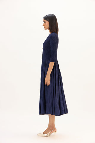 Iris Dress - Navy