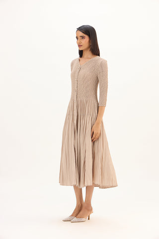 Iris Dress - Sand Beige