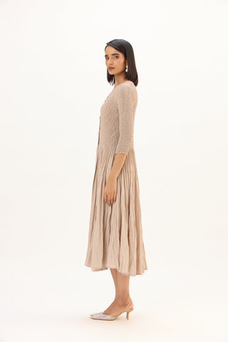 Iris Dress - Sand Beige