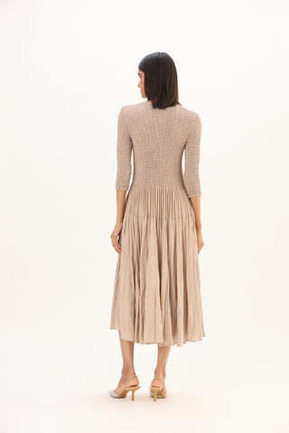 Iris Dress - Sand Beige