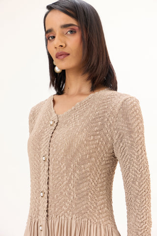 Iris Dress - Sand Beige