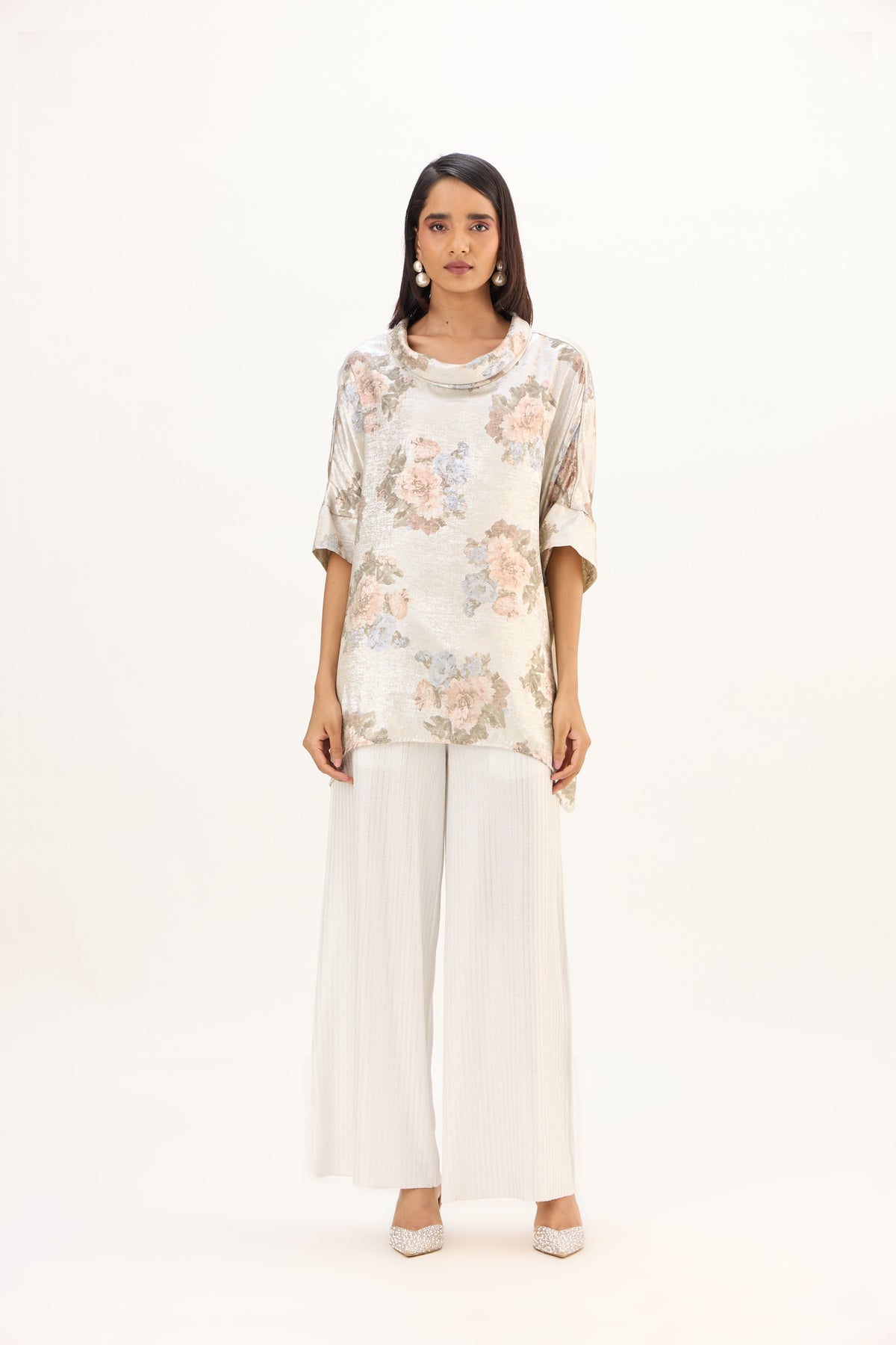 Jasmine Set - Silver & White