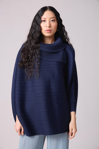 Sloane Batwing Top - Navy