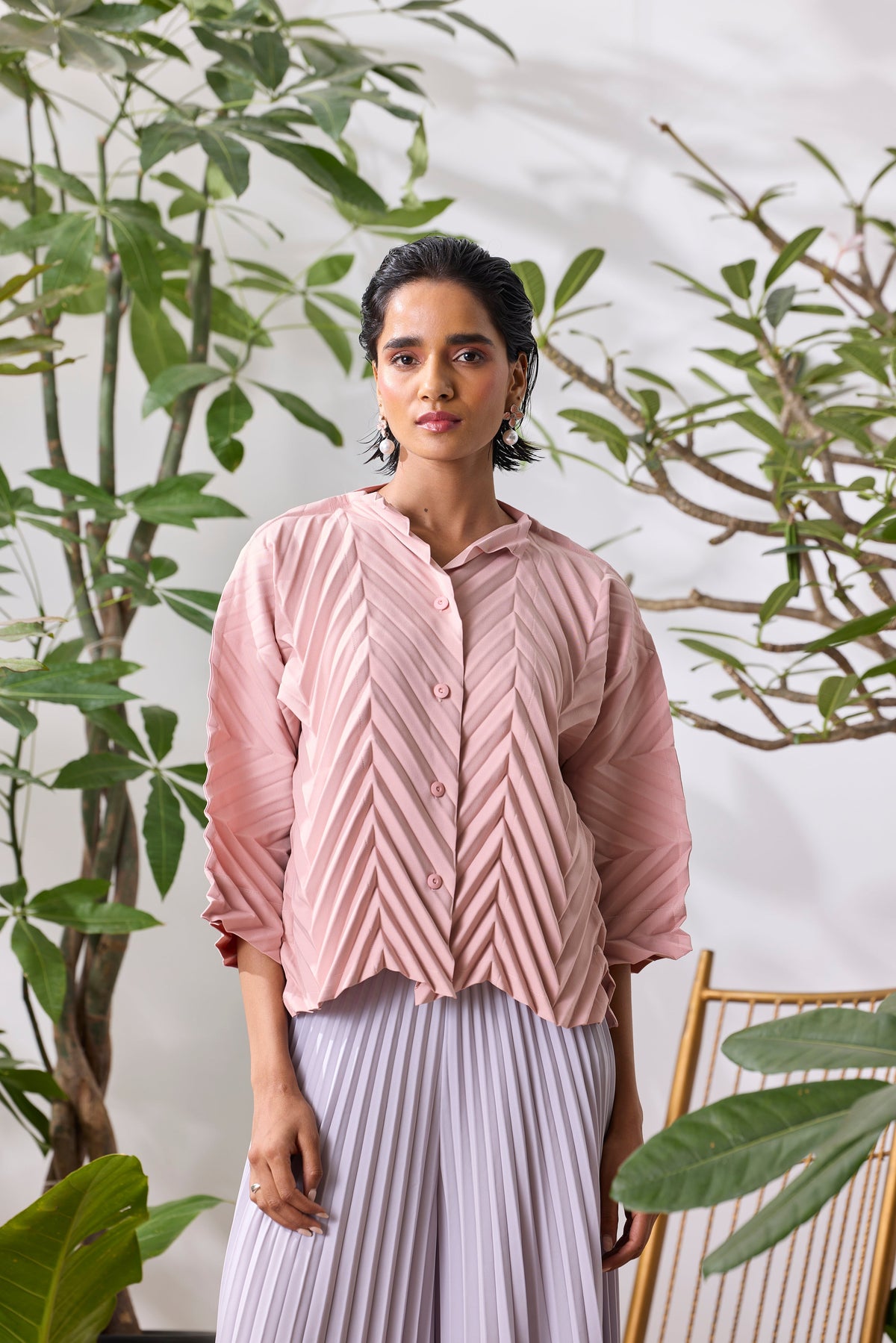 Amandine Shirt - Pale pink