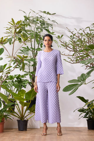 Vera Chevron Set - Lavender
