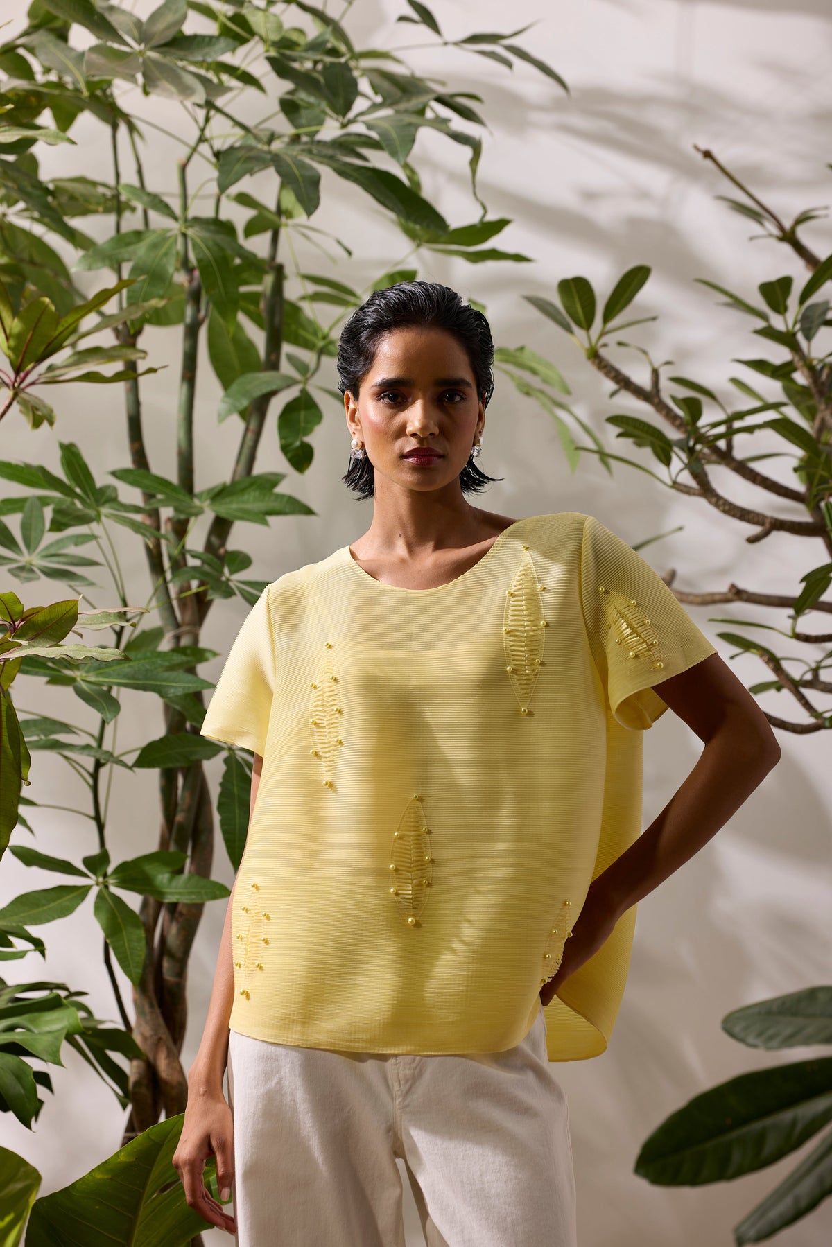 Ayla Top - Lemon Yellow