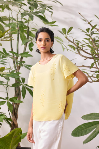 Ayla Top - Lemon Yellow