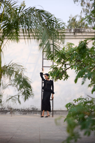 Carmen Skirt Set - Black