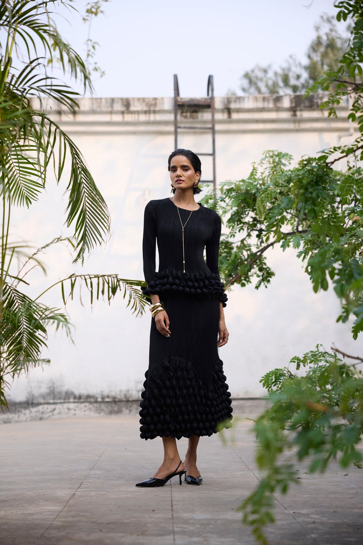 Carmen Skirt Set - Black