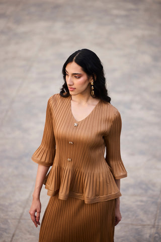 Merylyn Skirt Set - Mocha