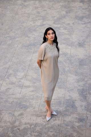 Wisteria Dress - Oyster