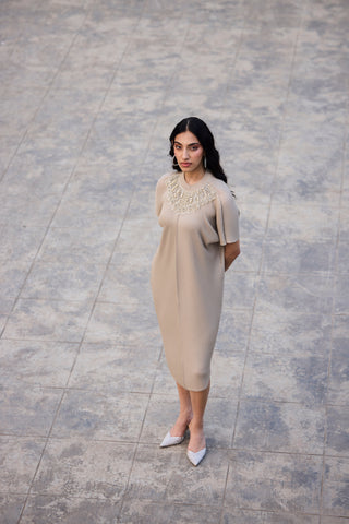 Wisteria Dress - Oyster