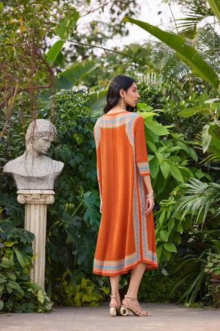 Kimberly Dress - Orange