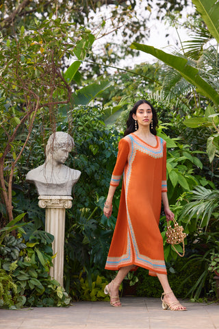 Kimberly Dress - Orange