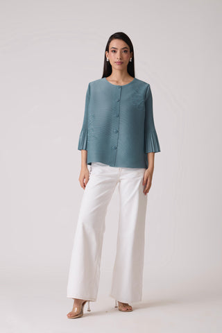 Zoela Top - Cornflower Blue