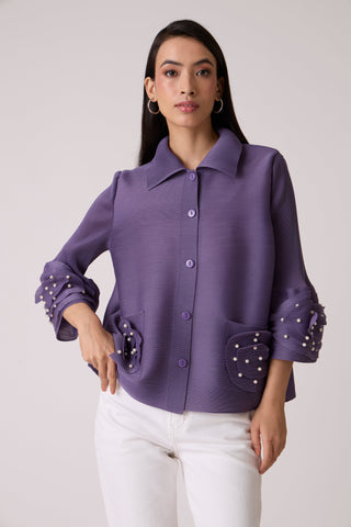 Noella Shirt - Dull Purple