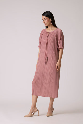 Alison Dress - Onion Pink