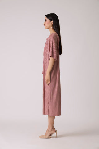 Alison Dress - Onion Pink